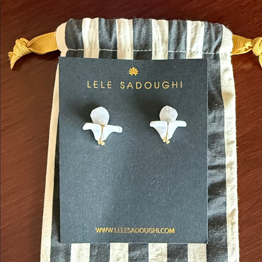 Lele Sadoughi Trillium Stud Earrings